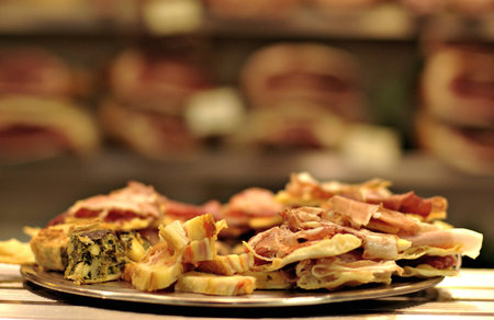 The italian sandwichの写真素材