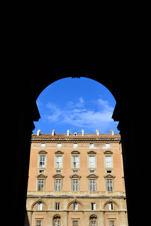 The old residence of Casera, Italyの写真素材