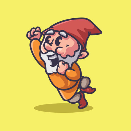 Gnome illlustrationのイラスト素材