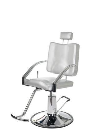 Special makeup artist chair isolated on white.の写真素材
