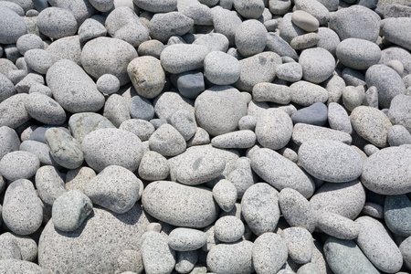 Large granite pebble of sea coast.の写真素材