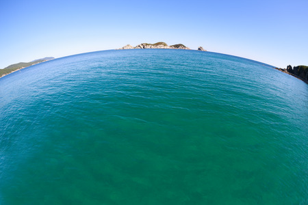 Russian coast of Japan sea  Fish-eye lens 
