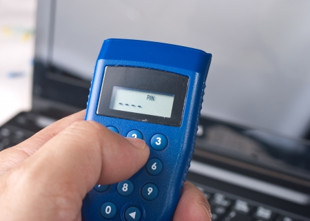 One-time password の写真素材