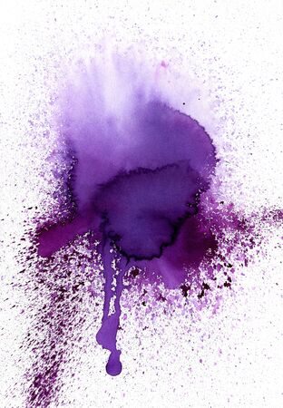 original background multicolored watercolor splash and dripsの写真素材