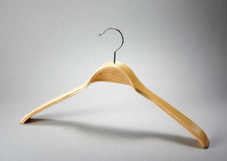 Wooden hangerの写真素材