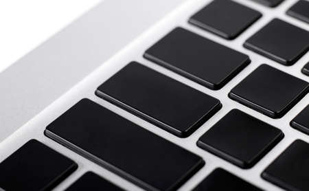 Closeup laptop keyboard