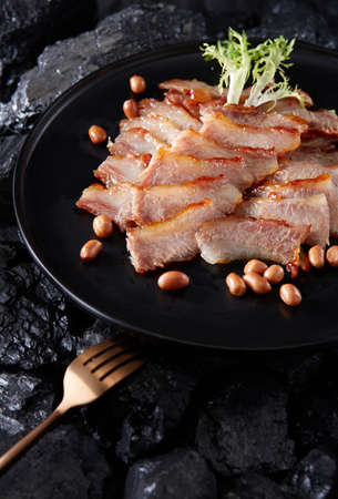 Delicious Chinese food, roast pork