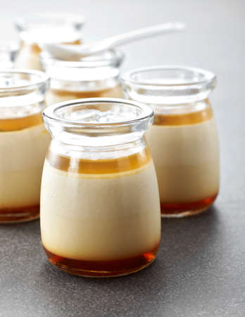 Fresh milk eggs tea jelly pudding