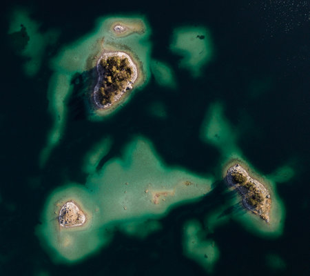 Little Island on a lake in Bavaria