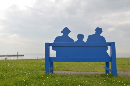 Blue Men Groupの写真素材