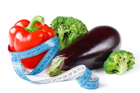 Beautiful fresh vegetables for a diet feedの写真素材