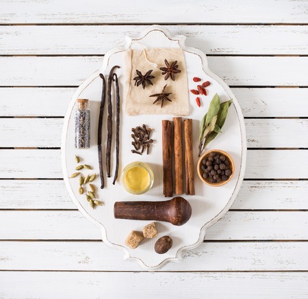 Spices and herbsの写真素材