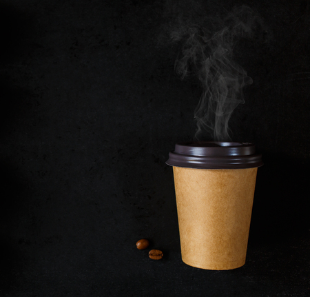 Paper cup of coffeeの写真素材