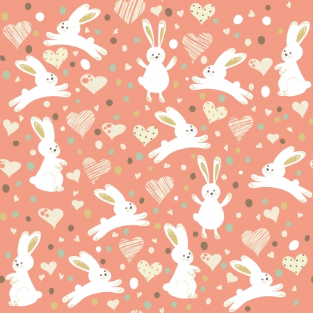 Cute seamless pattern with cartoon funny snails. Childish background. Holiday design. Vector illustration.のイラスト素材