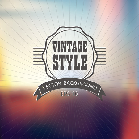  Vector web and mobile interface template, business card or flyer design.  Corporate website design. Summer poster. Blured background.  Landscape. Nature. Vector illustration.のイラスト素材