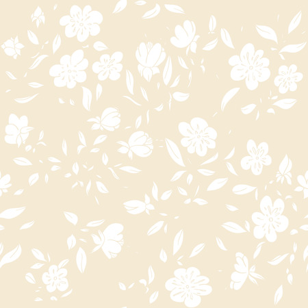 Thank You Card with floral elements. Vintage background. Vector illustration.のイラスト素材