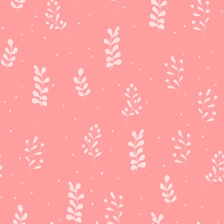 Seamless pattern with flowers. Hand drawn design for fabric, wrapping paper, greeting cards or invitation. Vector illustration.のイラスト素材