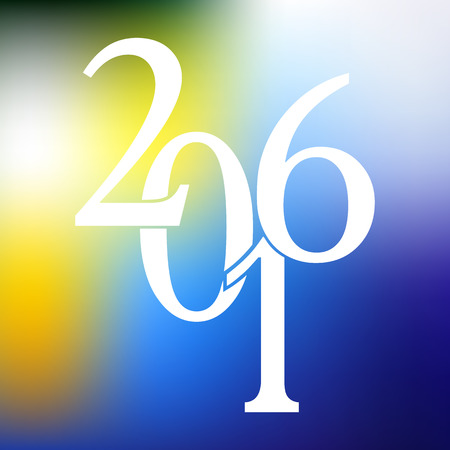 2016, happy new year, merry christmas holiday partyのイラスト素材