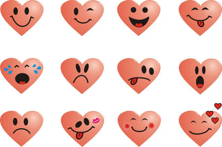 Smile heartのイラスト素材