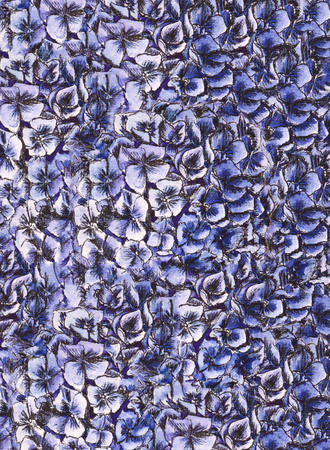 blue hydrangea patternの写真素材