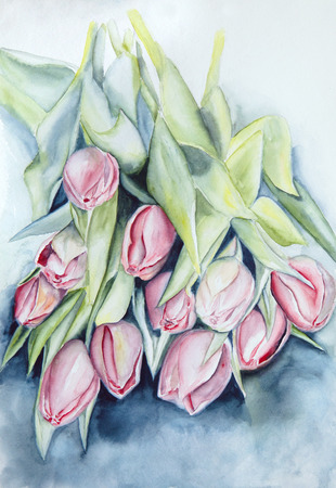 tulips bouquetの写真素材