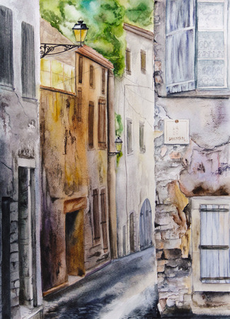 summer street spain italyの写真素材