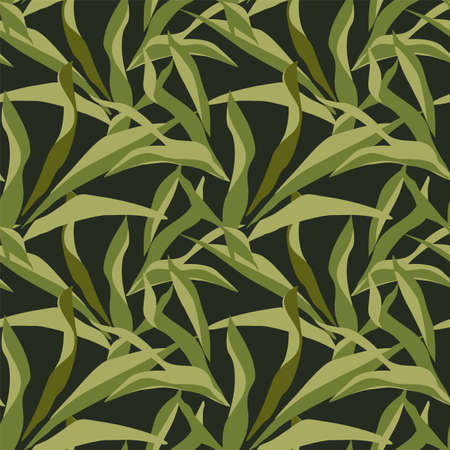 Abstract seamless pattern with leaves. Vector background for various surfaces.のイラスト素材