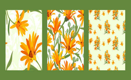 Floral seamless pattern. illustration design for paper.のイラスト素材