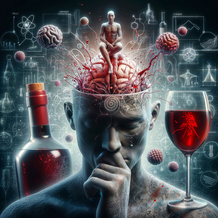 Wine and headache: Man, Wine, and the Search for Higher Groundの素材