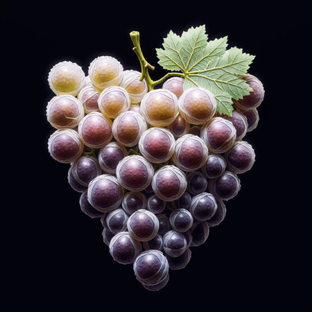 Heart of Grapes: A Hyperrealistic Ode to Nature's Beautyの素材