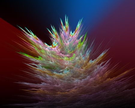 Unusual plant. Digital image. rendered.の写真素材