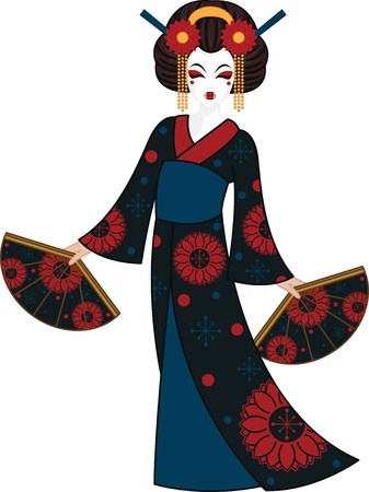 Geishaのイラスト素材