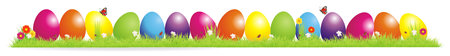 funny easter backgroundのイラスト素材