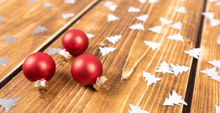 Christmas ballsの写真素材