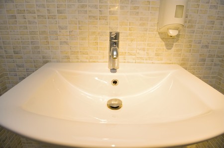 Shell for the washing of hands in the interior
