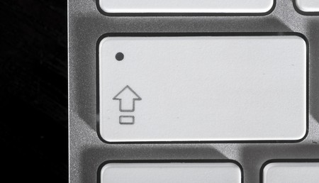 The aluminium  keyboard for the computerの写真素材