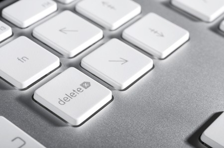 The aluminium  keyboard for the computerの写真素材
