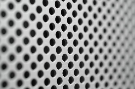 The structure threw with aperturesの写真素材