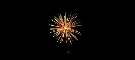 Fireworks in the night sky の写真素材