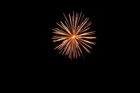 Fireworks in the night sky の写真素材