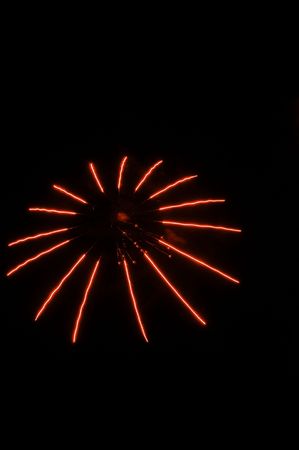 Fireworks in the night sky の写真素材
