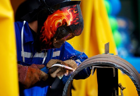 Welding pipe for a pipe stand