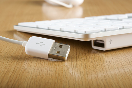 The modern and stylish keyboard and usb connect