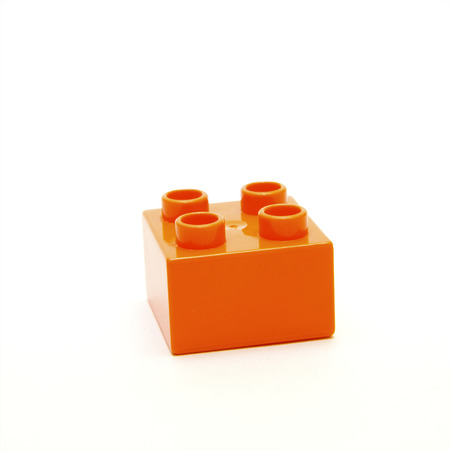 Plastic elements blocks for the designer