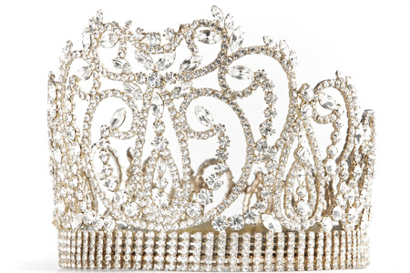 crown or tiara isolated on a white background