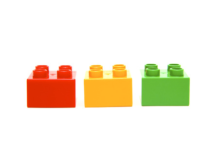 Plastic elements blocks for the designer