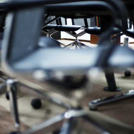 Empty business conference room interior.の写真素材