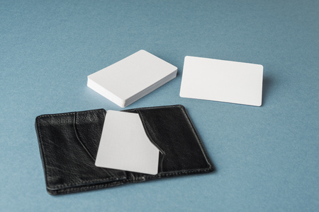 Business cards blank mockup - template
