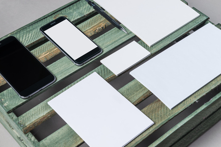 Mockup. Template for branding identity. For graphic designers presentations and portfolios. Photoの写真素材