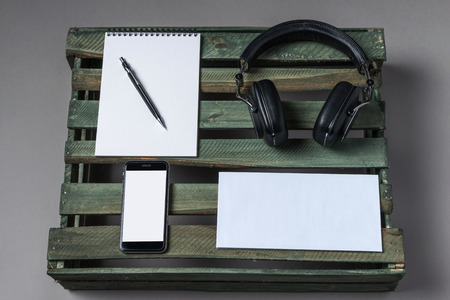 Mockup. Template for branding identity. For graphic designers presentations and portfolios. Photoの写真素材